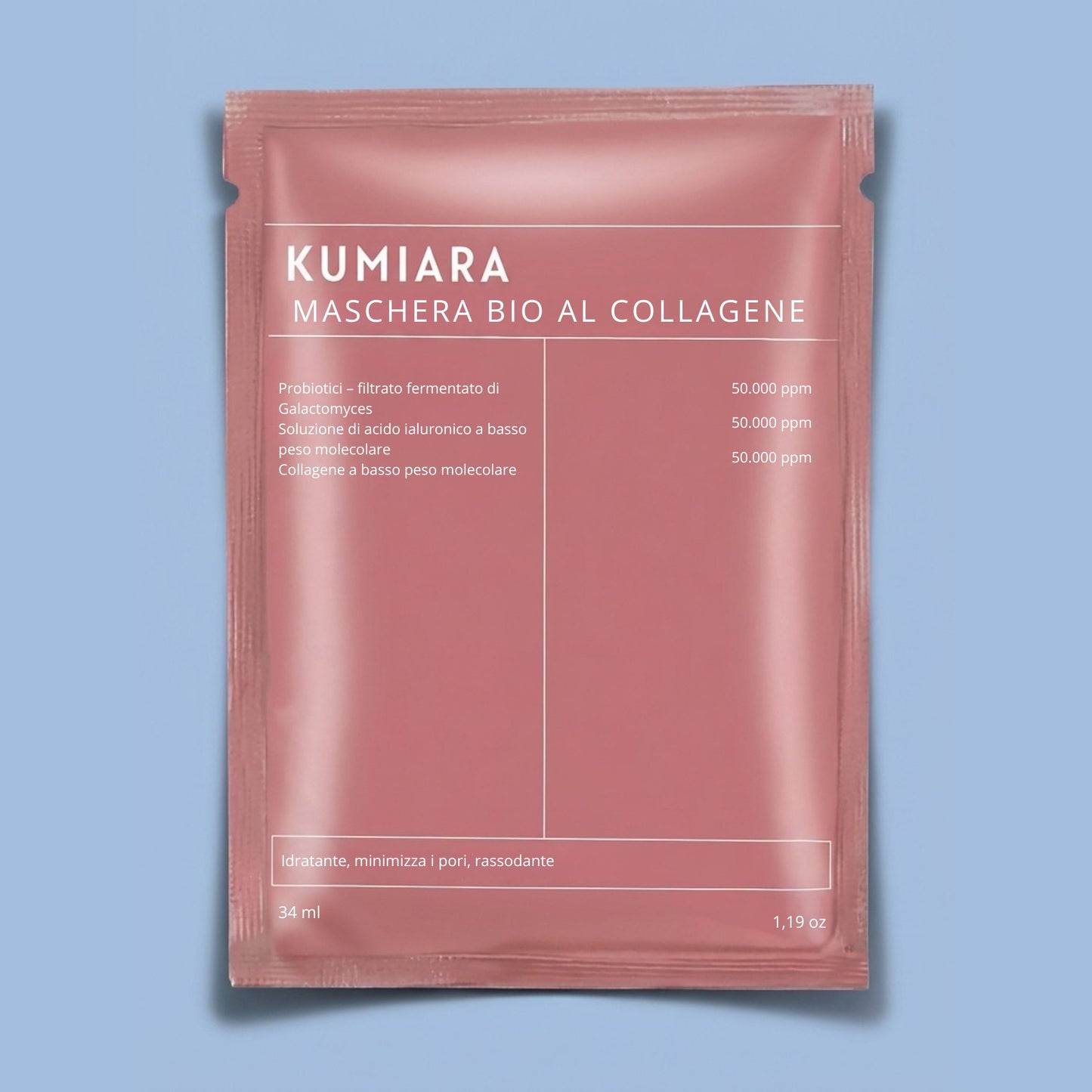 Maschera Bio al Collagene Kumiara